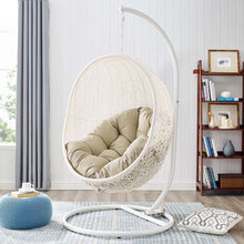 Load image into Gallery viewer, Hide Outdoor Patio Sunbrella® Swing Chair With Stand