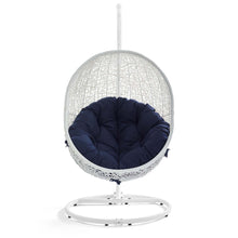 Load image into Gallery viewer, Hide Outdoor Patio Sunbrella® Swing Chair With Stand