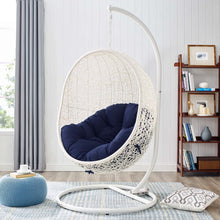 Load image into Gallery viewer, Hide Outdoor Patio Sunbrella® Swing Chair With Stand