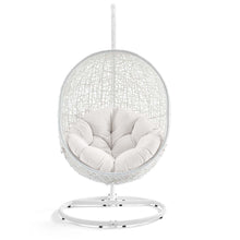Load image into Gallery viewer, Hide Outdoor Patio Sunbrella® Swing Chair With Stand
