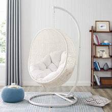 Load image into Gallery viewer, Hide Outdoor Patio Sunbrella® Swing Chair With Stand