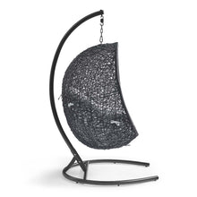 Load image into Gallery viewer, Encase Sunbrella® Swing Outdoor Patio Lounge Chair With Stand