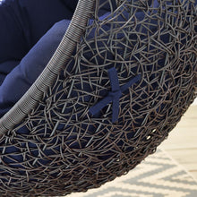 Load image into Gallery viewer, Encase Sunbrella® Swing Outdoor Patio Lounge Chair With Stand