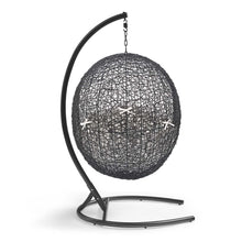 Load image into Gallery viewer, Encase Sunbrella® Swing Outdoor Patio Lounge Chair With Stand