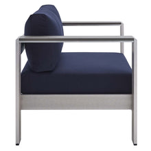 Load image into Gallery viewer, Coast Sunbrella® Fabric Aluminum Outdoor Patio Armchair