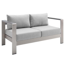 Load image into Gallery viewer, Coast Sunbrella® Fabric Aluminum Outdoor Patio Loveseat