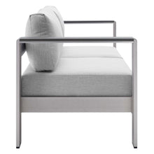 Load image into Gallery viewer, Coast Sunbrella® Fabric Aluminum Outdoor Patio Loveseat