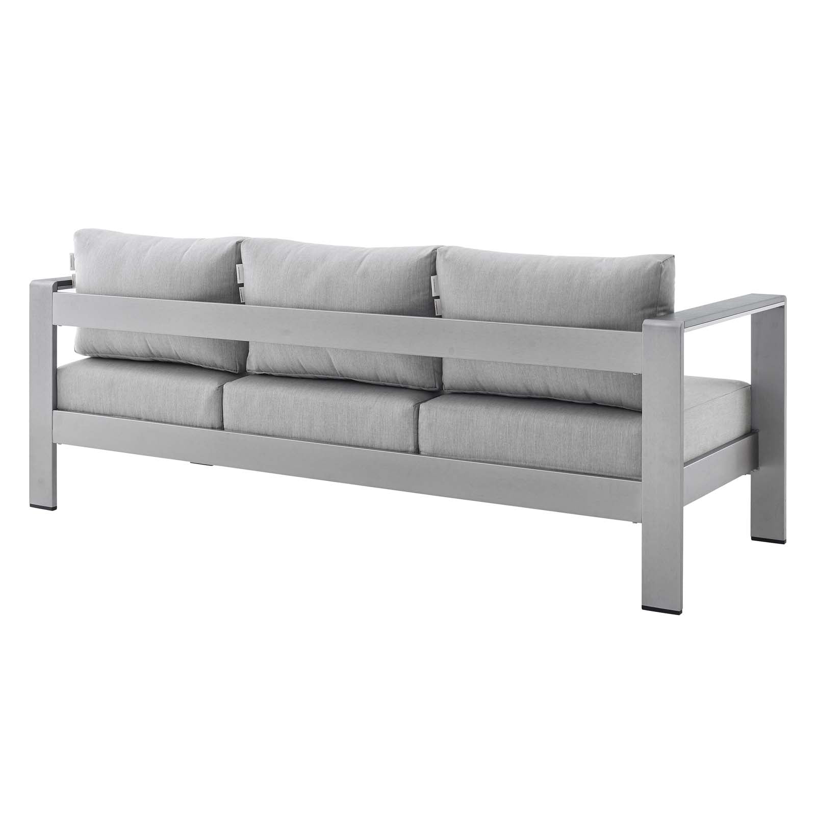 Coast Sunbrella® Fabric Aluminum Outdoor Patio Sofa