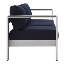 Load image into Gallery viewer, Coast Sunbrella® Fabric Aluminum Outdoor Patio Sofa