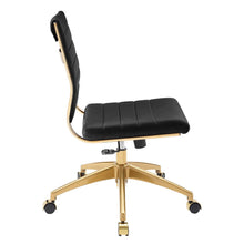 Load image into Gallery viewer, Deluxe Armless Mid Back Velvet Office Chair