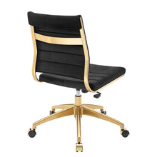 Load image into Gallery viewer, Deluxe Armless Mid Back Velvet Office Chair