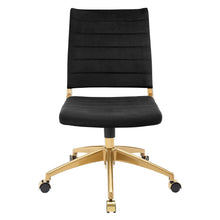 Load image into Gallery viewer, Deluxe Armless Mid Back Velvet Office Chair