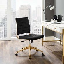 Load image into Gallery viewer, Deluxe Armless Mid Back Velvet Office Chair