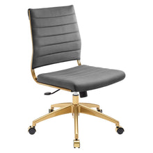Load image into Gallery viewer, Deluxe Armless Mid Back Velvet Office Chair