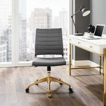 Load image into Gallery viewer, Deluxe Armless Mid Back Velvet Office Chair