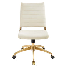 Load image into Gallery viewer, Deluxe Armless Mid Back Velvet Office Chair