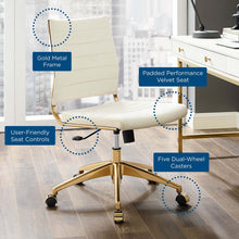 Load image into Gallery viewer, Deluxe Armless Mid Back Velvet Office Chair