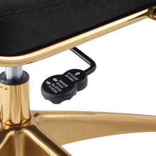 Load image into Gallery viewer, Deluxe Mid Back Velvet Office Chair Gold