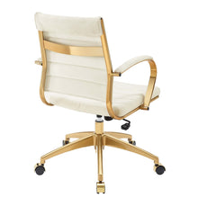 Load image into Gallery viewer, Deluxe Mid Back Velvet Office Chair Gold
