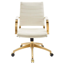 Load image into Gallery viewer, Deluxe Mid Back Velvet Office Chair Gold
