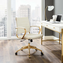 Load image into Gallery viewer, Deluxe Mid Back Velvet Office Chair Gold