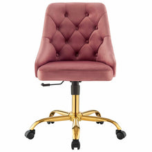 Load image into Gallery viewer, Loft Tufted Office Chair Gold