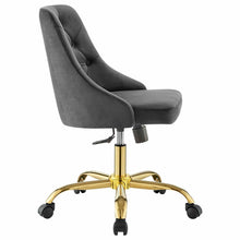 Load image into Gallery viewer, Loft Tufted Office Chair Gold