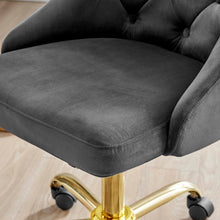 Load image into Gallery viewer, Loft Tufted Office Chair Gold