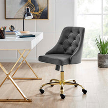 Load image into Gallery viewer, Loft Tufted Office Chair Gold