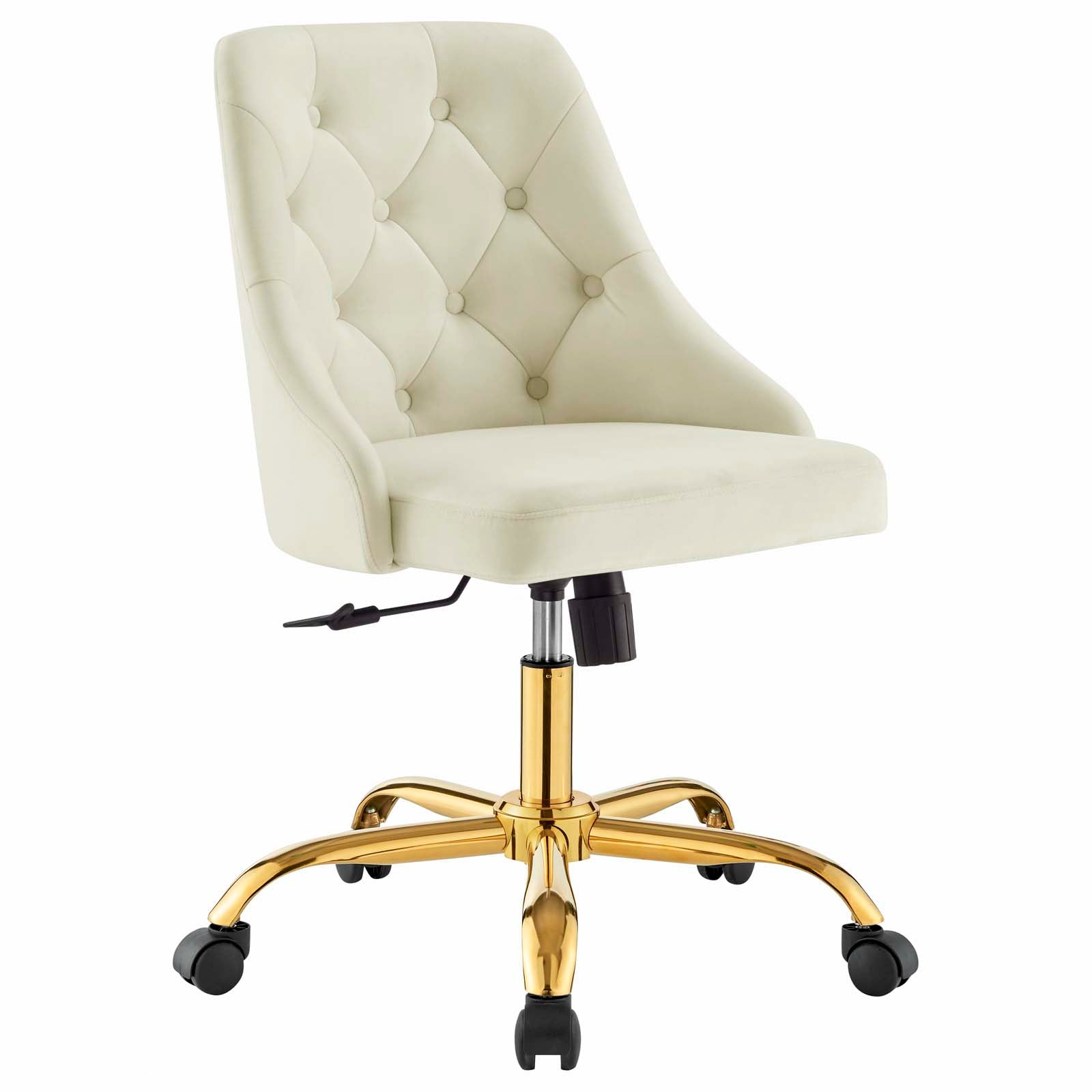 Loft Tufted Office Chair Gold