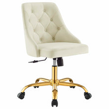 Load image into Gallery viewer, Loft Tufted Office Chair Gold