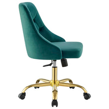 Load image into Gallery viewer, Loft Tufted Office Chair Gold