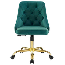 Load image into Gallery viewer, Loft Tufted Office Chair Gold