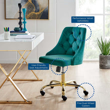 Load image into Gallery viewer, Loft Tufted Office Chair Gold