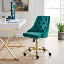 Load image into Gallery viewer, Loft Tufted Office Chair Gold
