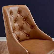 Load image into Gallery viewer, Loft Tufted Vegan Leather Office Chair