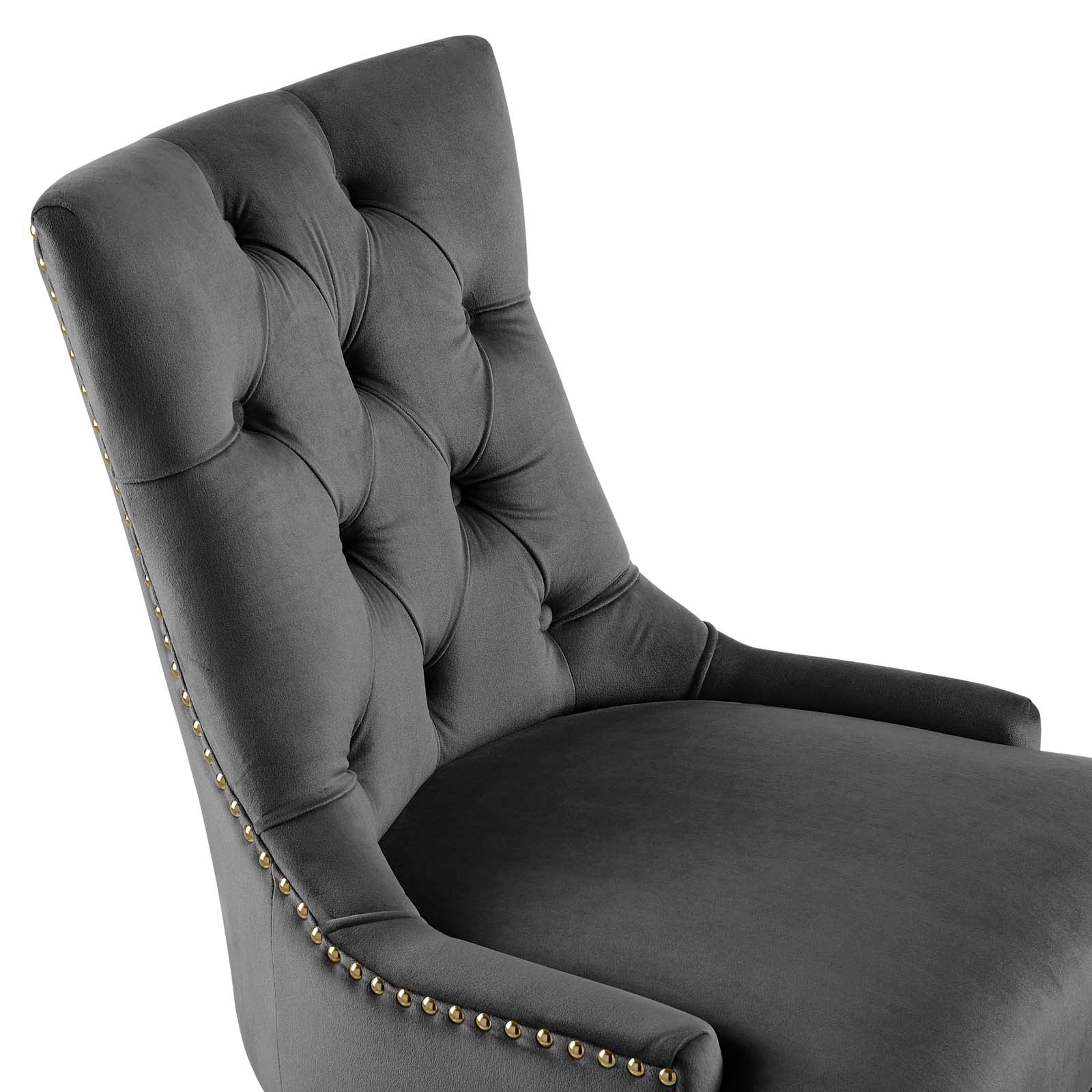 Andrew Tufted Velvet Gold Office Chair