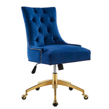 Load image into Gallery viewer, Andrew Tufted Velvet Gold Office Chair