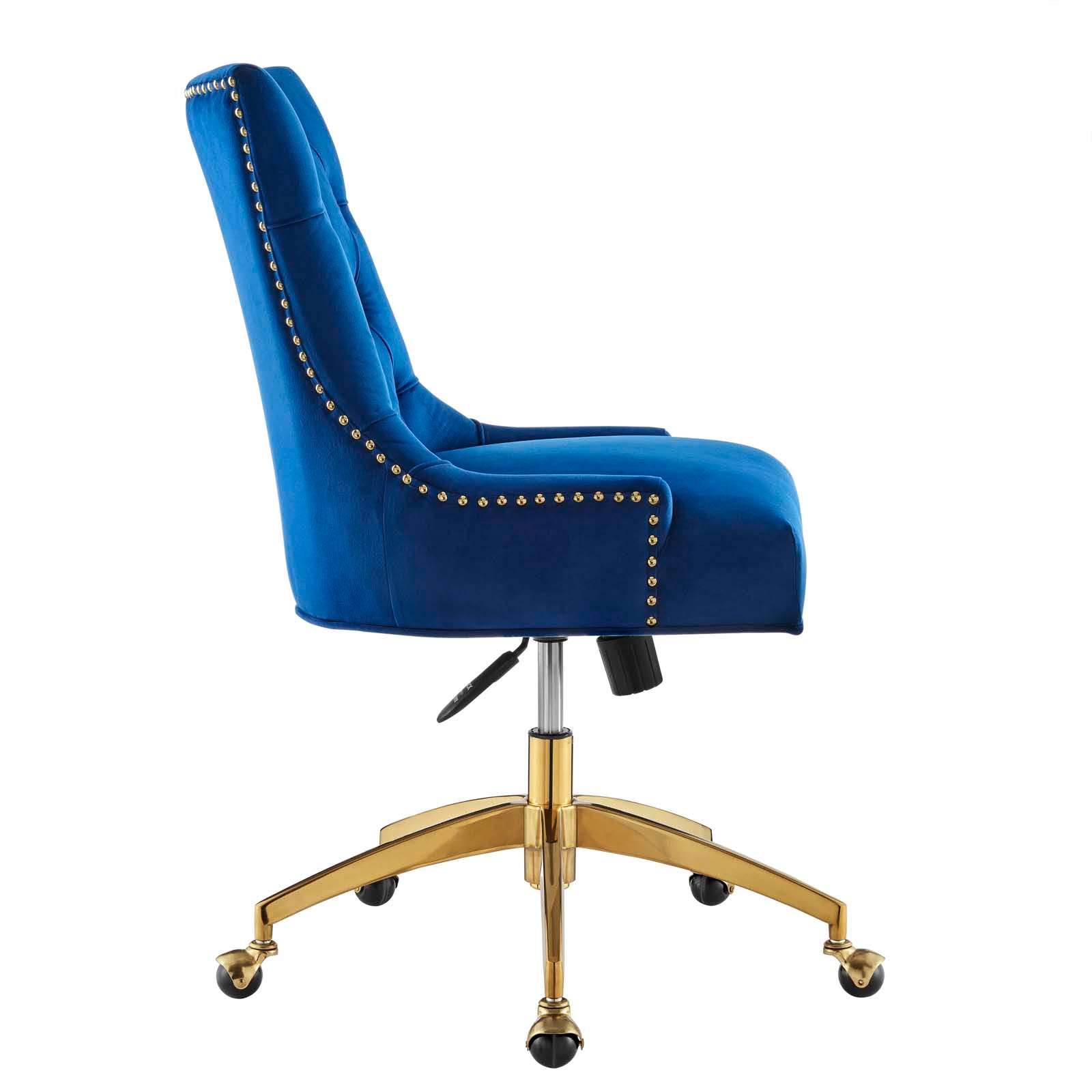 Andrew Tufted Velvet Gold Office Chair