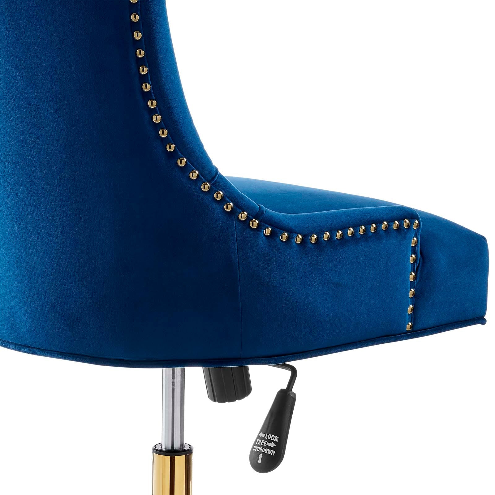 Andrew Tufted Velvet Gold Office Chair
