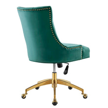 Load image into Gallery viewer, Andrew Tufted Velvet Gold Office Chair