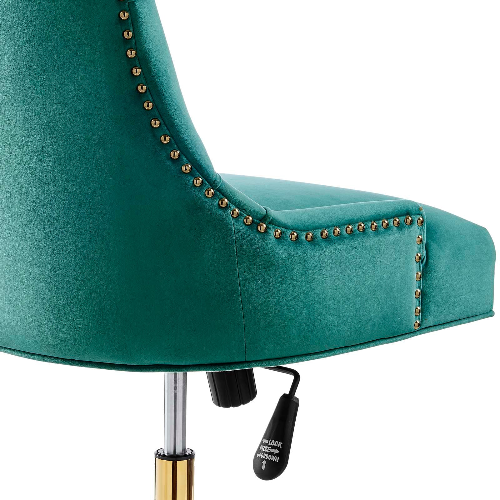 Andrew Tufted Velvet Gold Office Chair