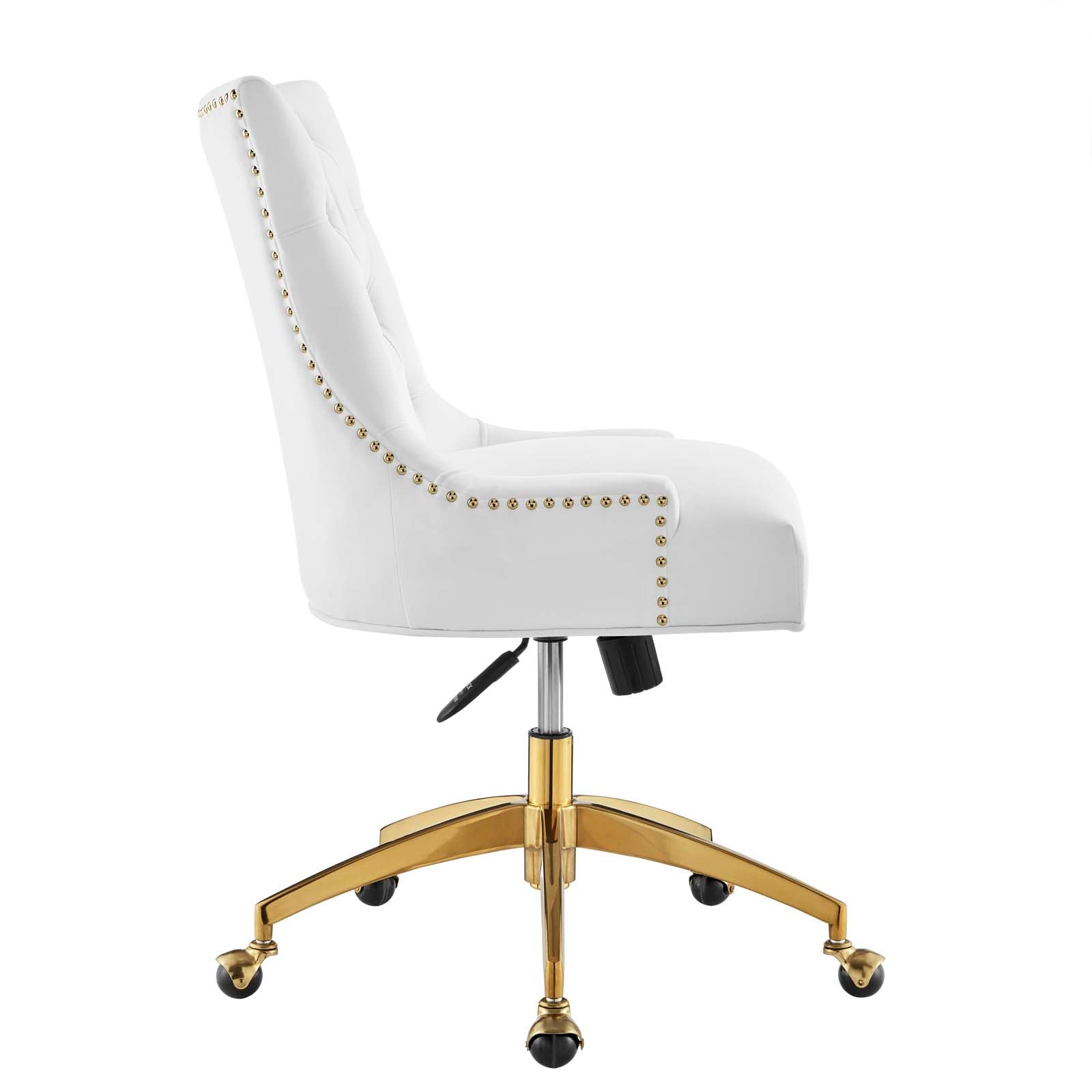 Andrew Tufted Velvet Gold Office Chair