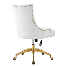 Load image into Gallery viewer, Andrew Tufted Velvet Gold Office Chair
