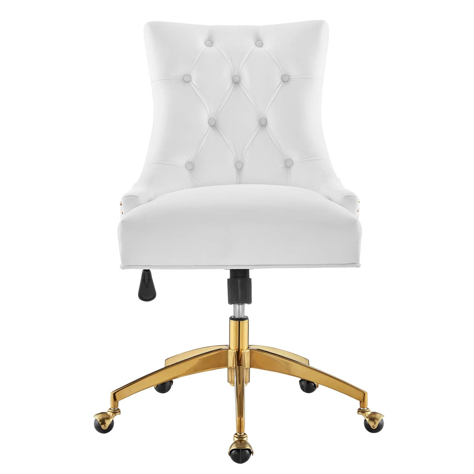 Andrew Tufted Velvet Gold Office Chair