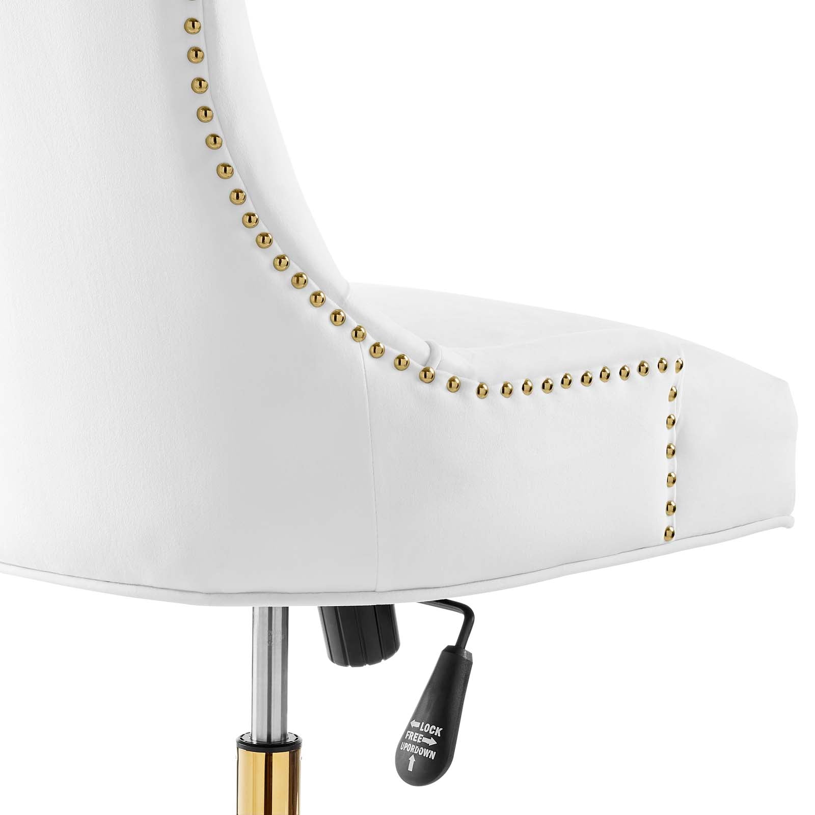 Andrew Tufted Velvet Gold Office Chair