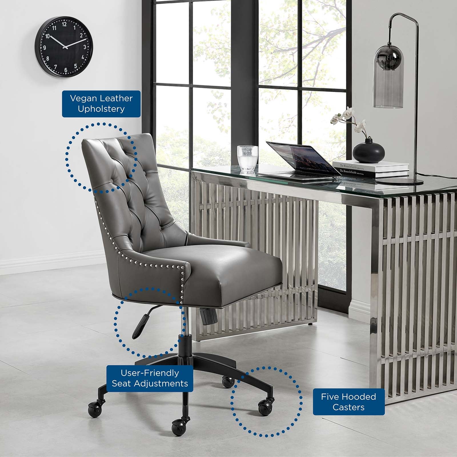 Andrew Vegan Leather Office Chair