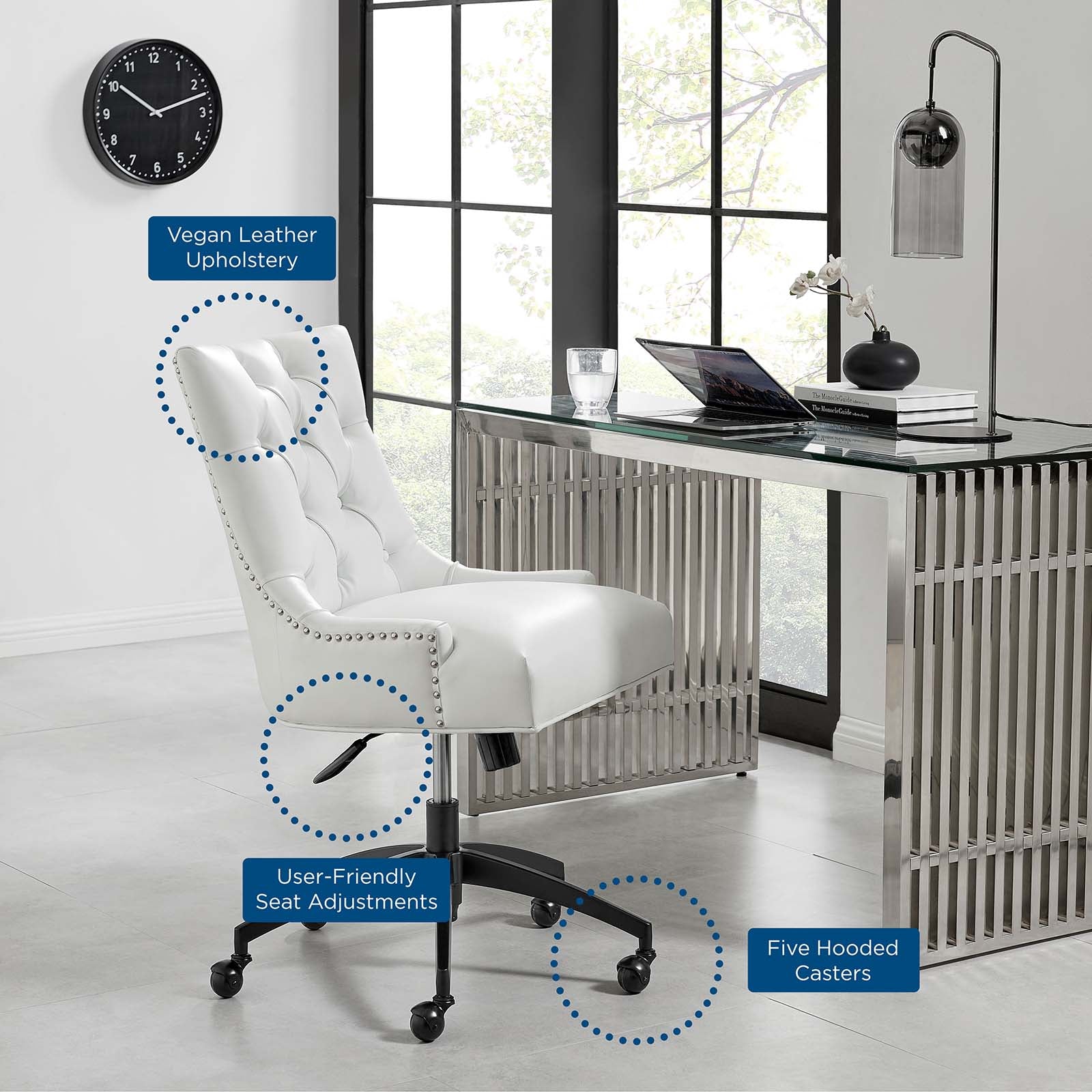 Andrew Vegan Leather Office Chair