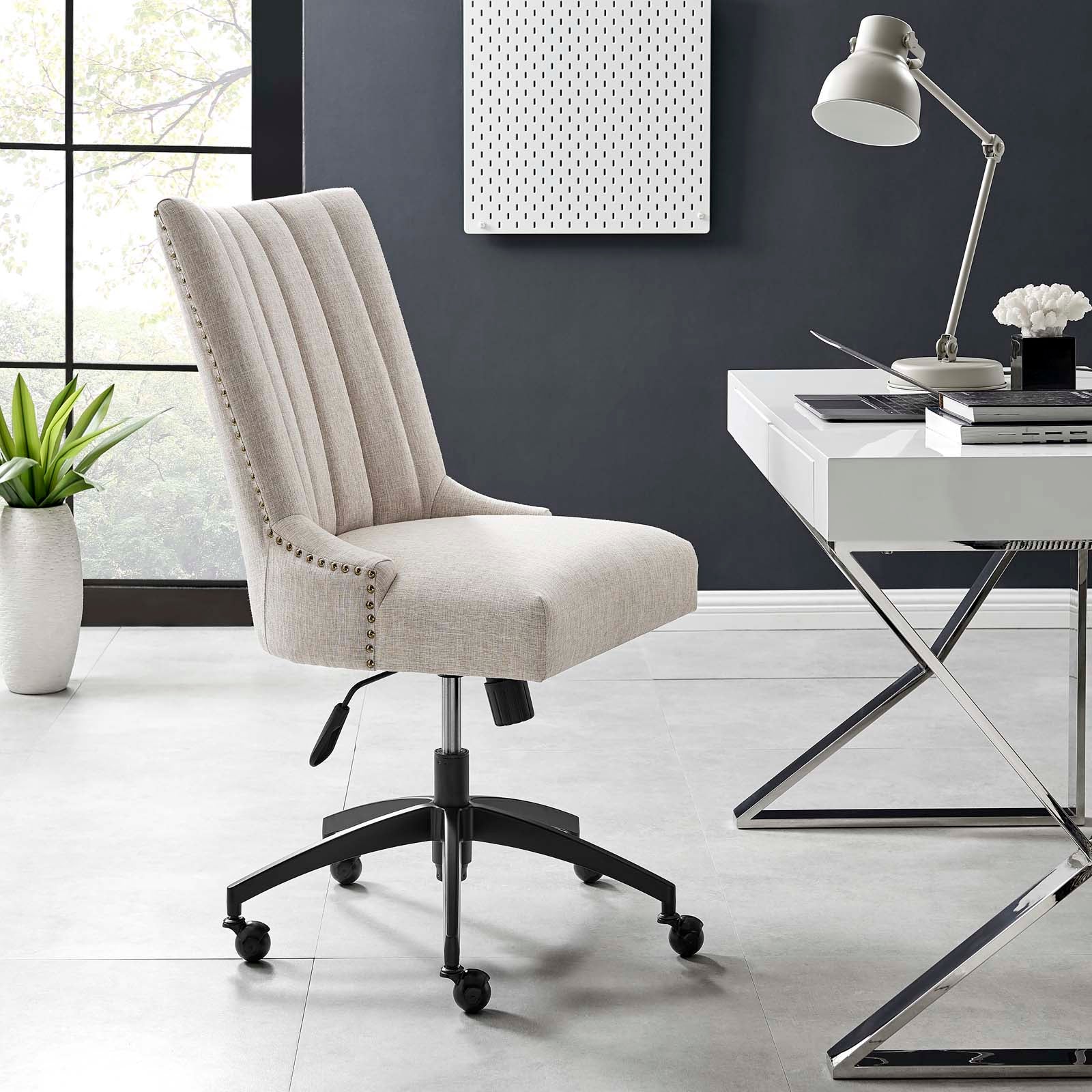 Baldwin Tufted Fabric Office Chair