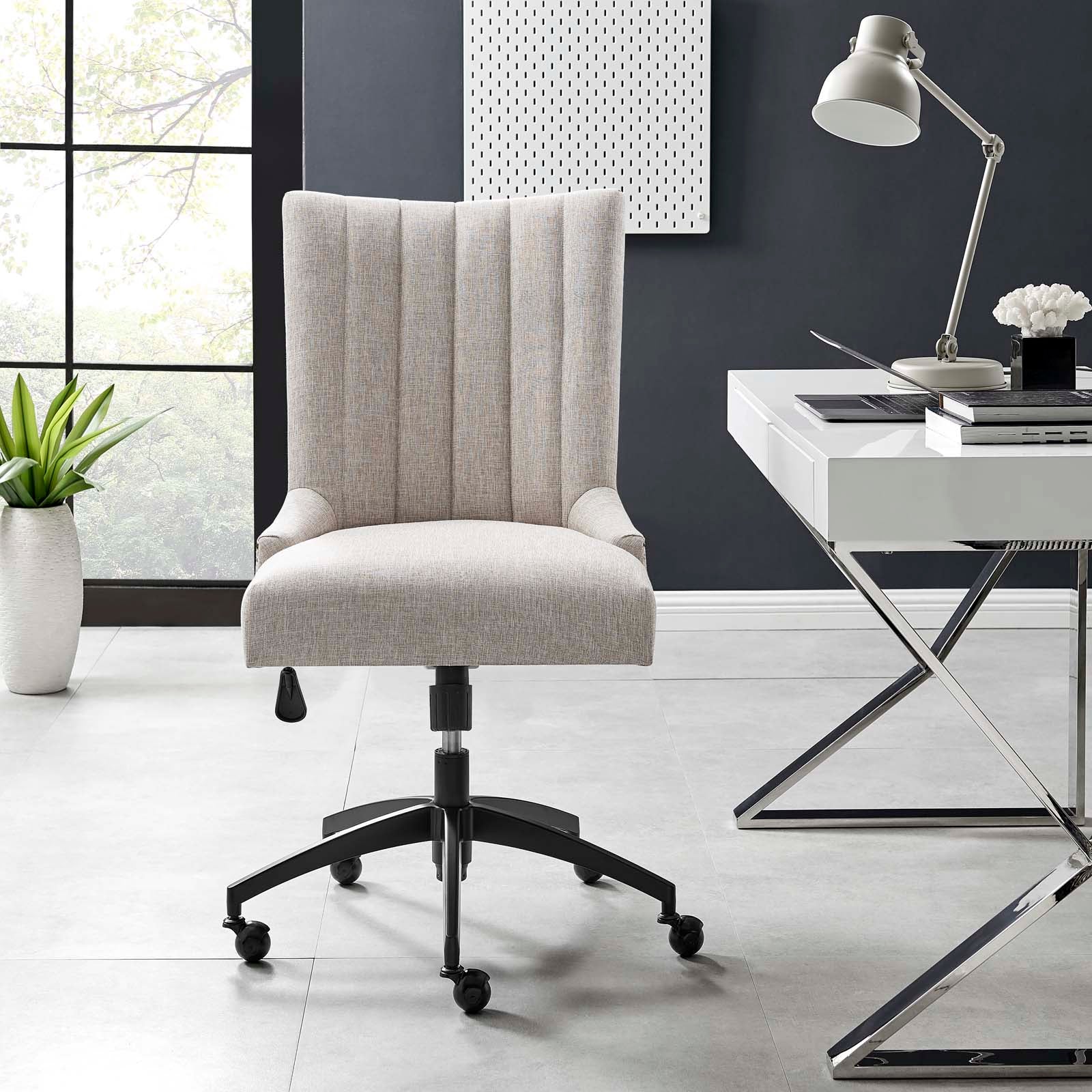 Baldwin Tufted Fabric Office Chair
